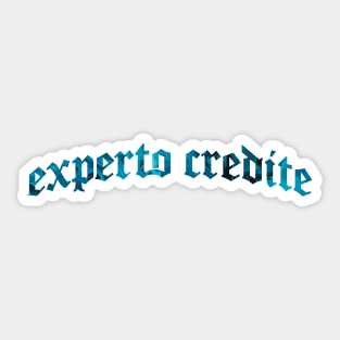 Experto Credite - Trust One With Experience Sticker